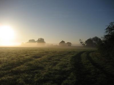 Sonnenaufgang in der Oberau